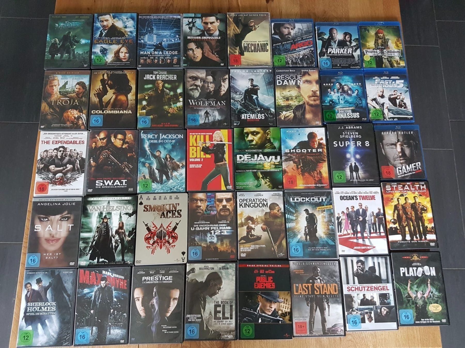 Tutti i DVDs: Action Filme  99 Stück blu-ray und dvd – Usato da Böttstein venduto da MissJaguar 1
