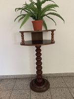 Wunderschöne gedrechselte Blumensäule Holz