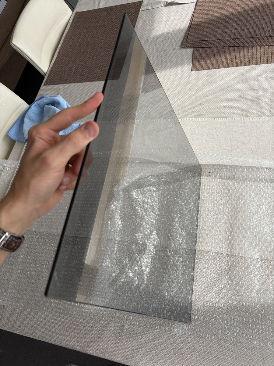 Ikea Piatti di portata: Glasplatte MALM transparent grau,  40x48 cm – Usato da Dagmersellen venduto da sim_zqh8 7