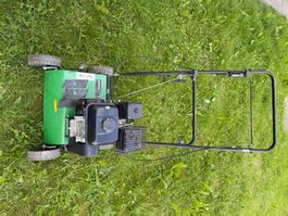 Benzin Vertikulierer Rasenmäher OKAY 3 PS Motor,Funktioniert