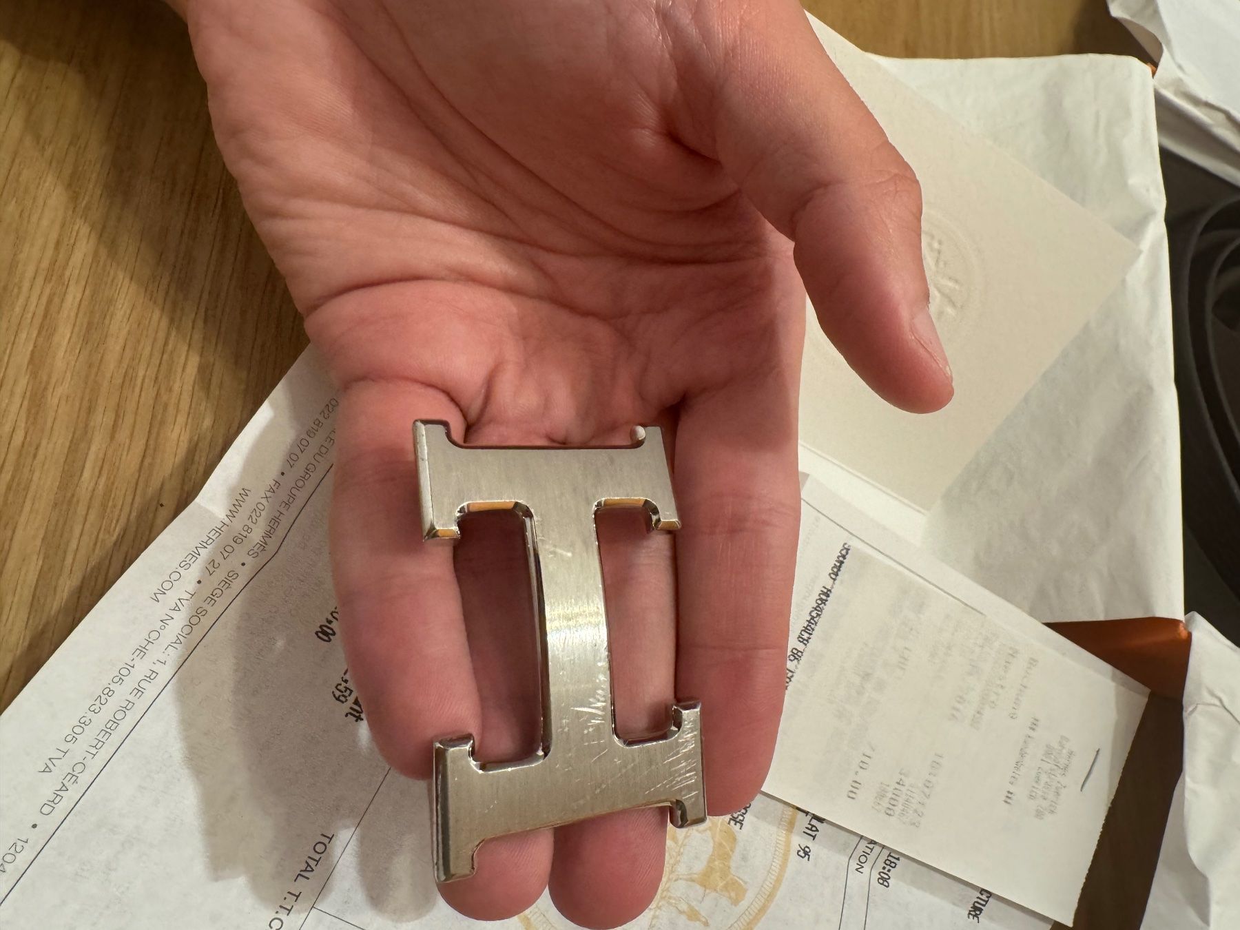Fibbie per cinture: Hermès Wendegürtel - Full Set mit Quittung – Usato da Spreitenbach venduto da vancosta 3