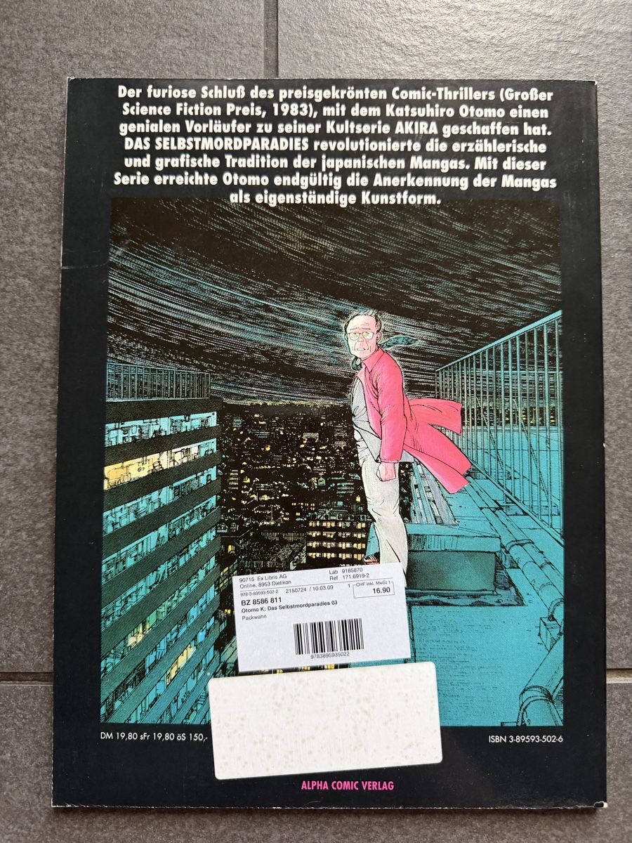 Comics: Otomo Das Selbstmordparadies Teil 2&3 – Gebraucht aus Zürich von cENS0R 7