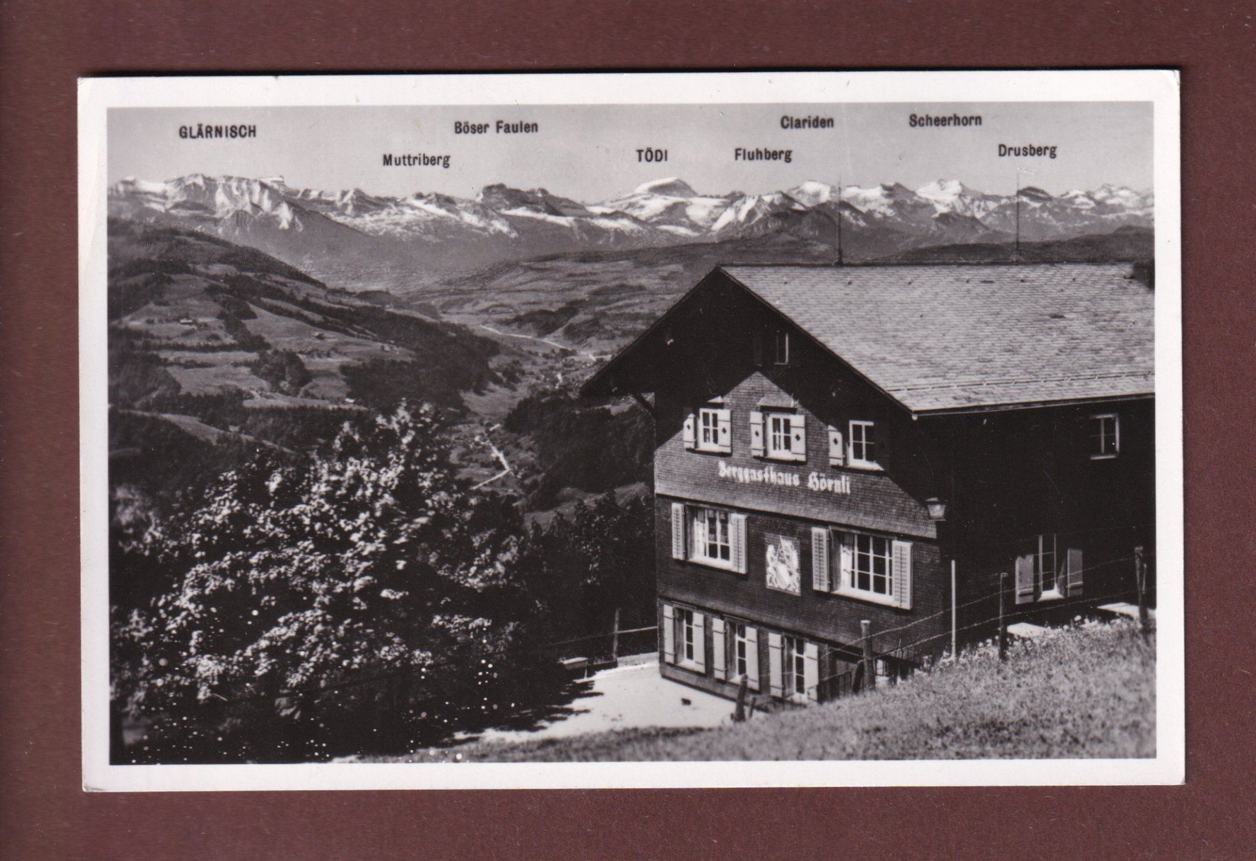 Cartoline postali: HÖRNLI-KULM - 1953 – Usato da Pully venduto da nicecards-shop