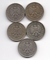 (1466) 5 x 2 Mark, 1951, 1xF/1xG/2xD/1xJ, stgl