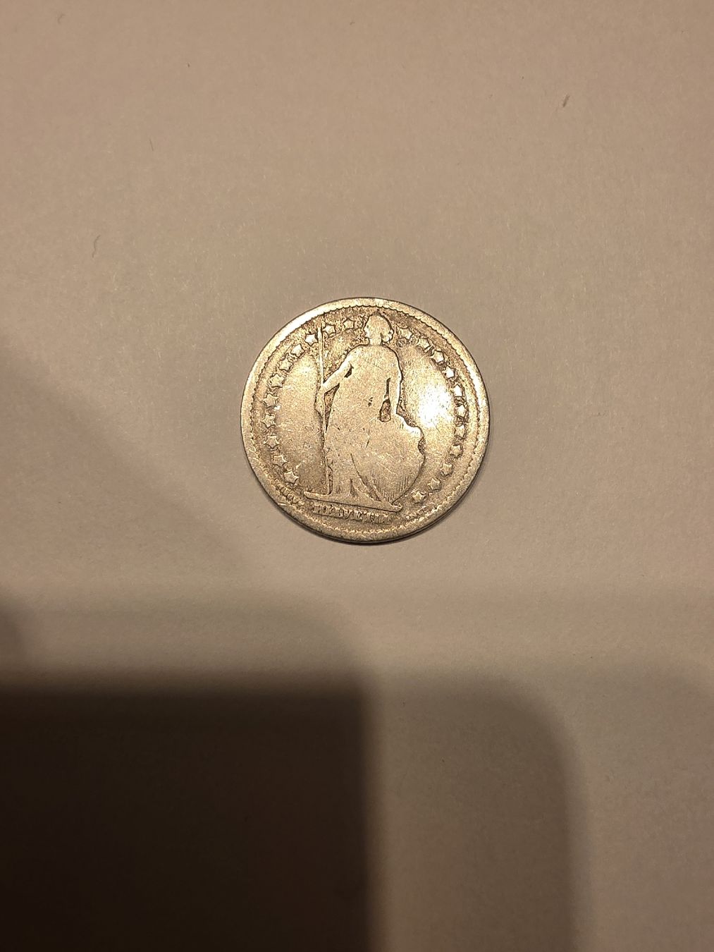Tutti le monete: pièce 1chf 1877 – Usato da Fribourg venduto da yan_z5fr 1