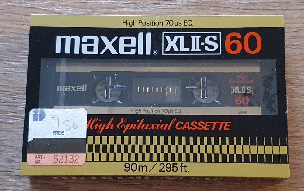 K7 MAXELL XLII-S 60 NEUVE ET EMBALLÉE VINTAGE | Kaufen auf Ricardo