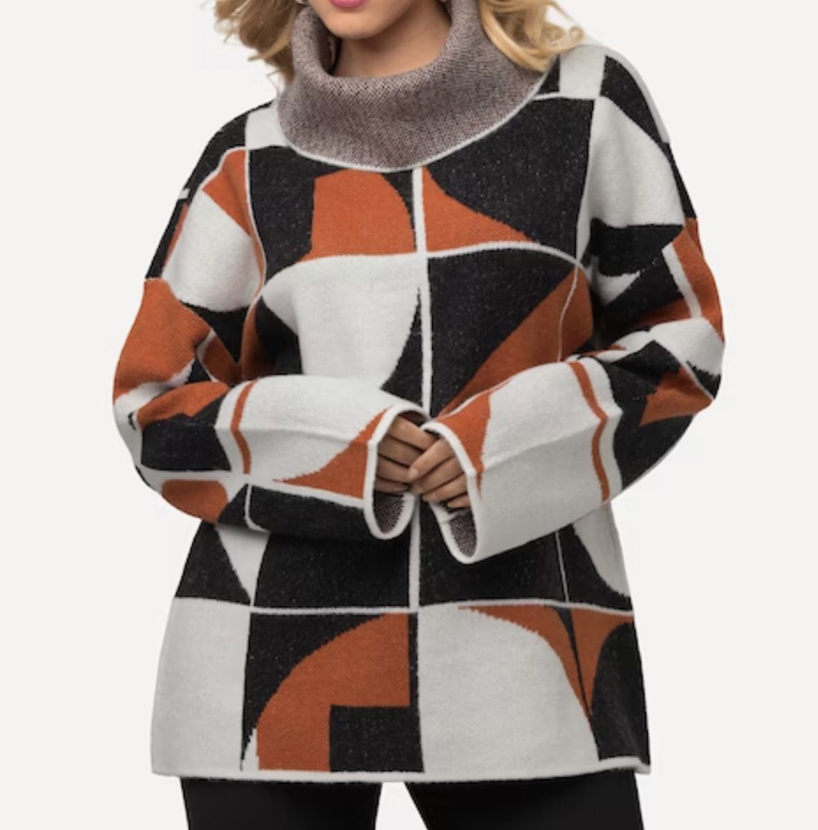 Maglioni & Felpe: Pullover, Jacquard Strick, Rollkragen, Langarm – Usato da Wattwil venduto da Zeemeermin