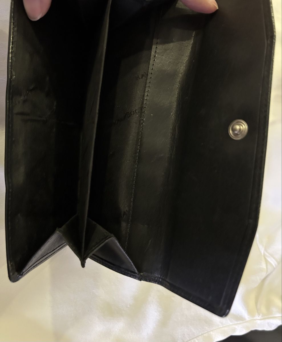 Navyboot Portamonete: Navyboot Portemonnaie Schwarz Leder – Usato da Leuzigen venduto da nora999 3