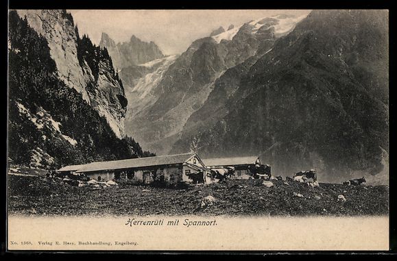 Ansichtskarten: Engelberg /OW, Herrenrüti, Panorama mit – Gebraucht aus Berlin von bartko-reher