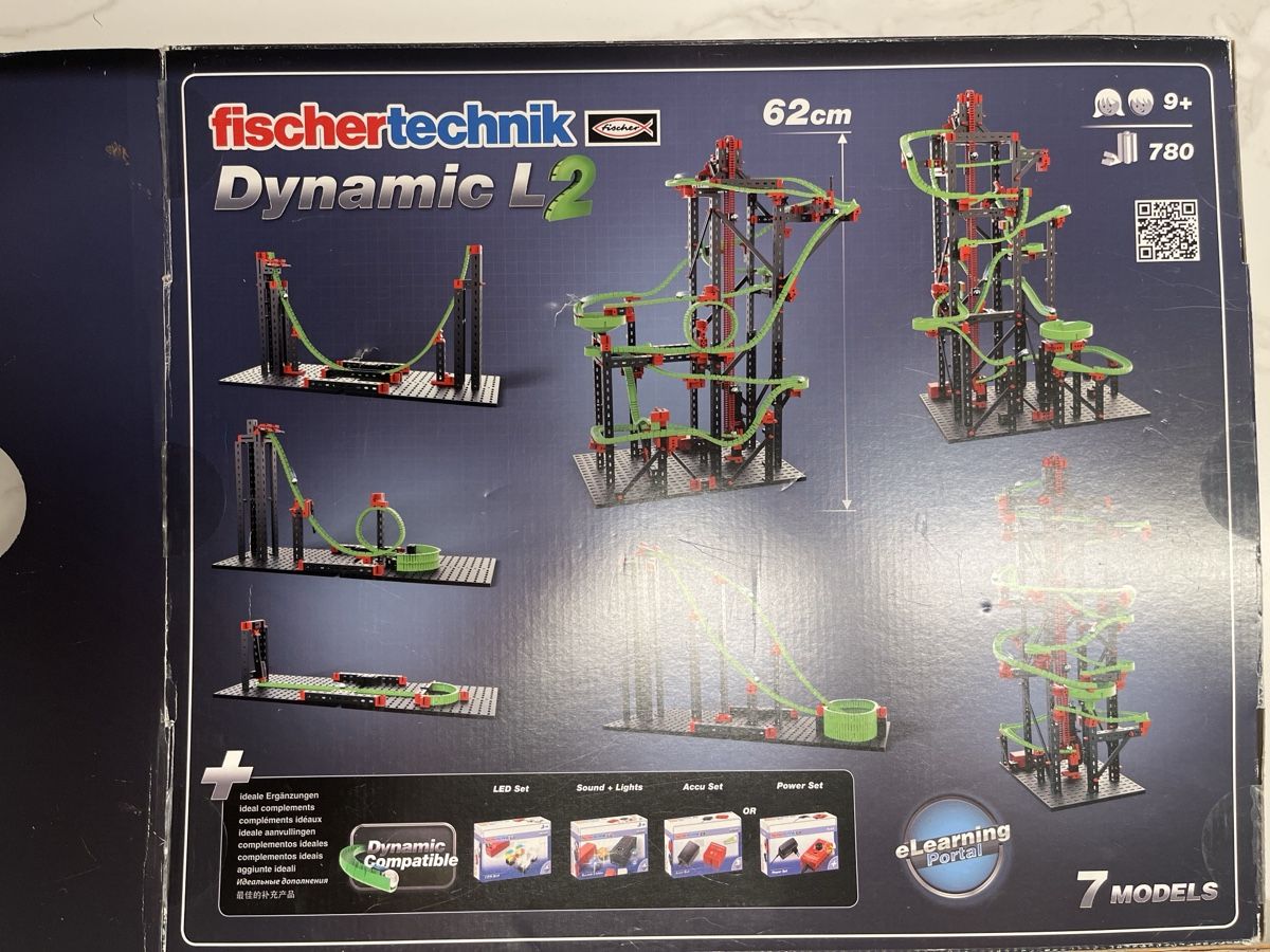 Fischer Kit di costruzioni: Fischertechnik Dynamic L2 Kugelbahn mit Anleitung – Usato da Aesch BL venduto da sus_z58b 1