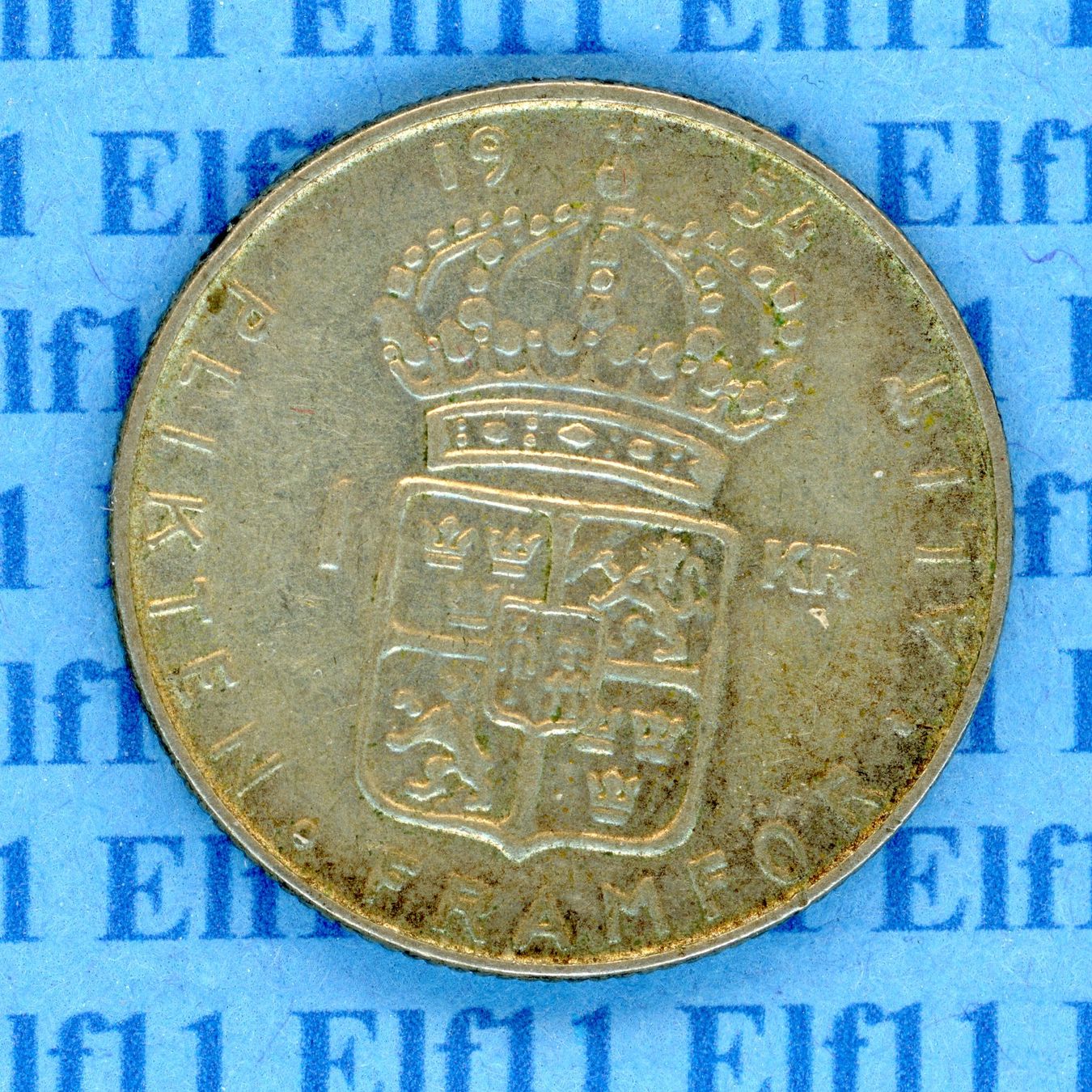 Tutti le monete: SEK___1.00 1954 ss-vz 1 Krone – Usato da Widnau venduto da Elf11