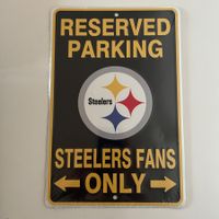 🏈 NFL Pittsburgh Steelers Parking Only (Lizenziert & OVP)