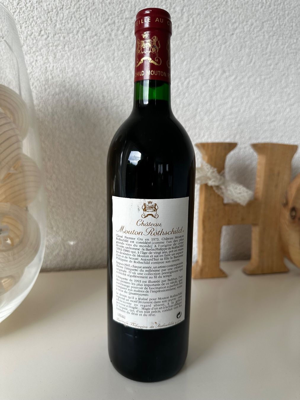 Mouton Rothschild Vino: Château Mouton Rothschild 1993 – Nuovo (secondo la descrizione) da Yens venduto da Rilou80 5