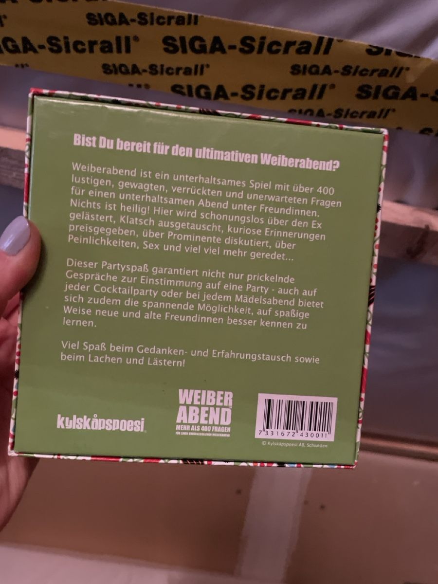 Spiele: NEU Weiberabend Spiel – Neu und originalverpackt aus Schönenberg TG von cocifrosch94 1