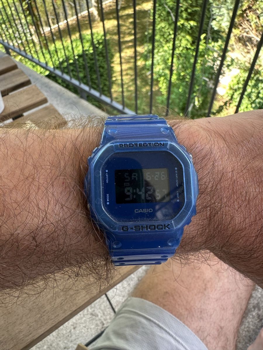 Casio Orologi: Casio G-Shock Blue Skeleton – discontinued – Usato da Zürich venduto da che_5rs8 3