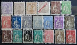 Portugal ex. Kat. 154-276 * 1910/20 Kat. 32 Euro