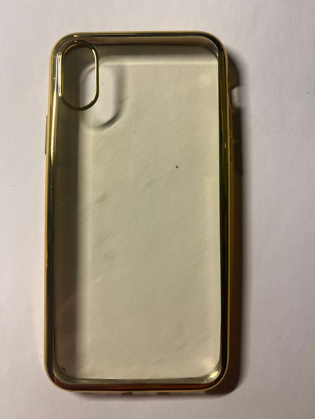 Coques & Protection écran: Schutzhüle Case iPhone X gold – Neuf (Voir description) à Hubersdorf par Gewonnen