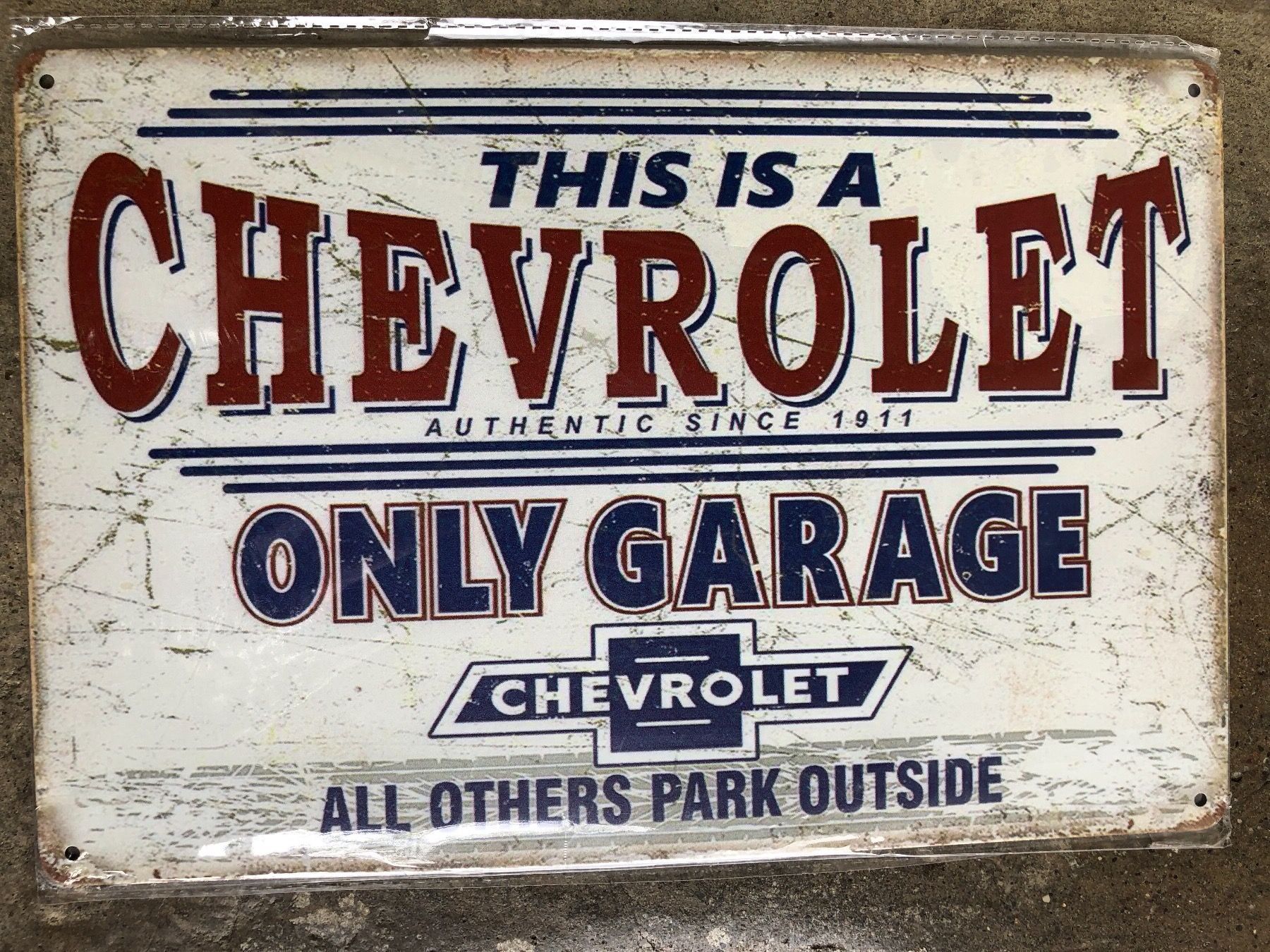 Chevrolet Schilder: Chevrolet gm Oldtimer classic – Neu und originalverpackt aus Reinach AG von rares75