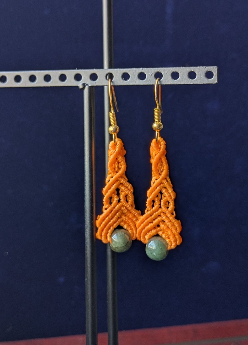 Ohrringe & -stecker: Makramee Ohrringe / Ohrhänger mit Achat – Neu (gemäss Beschreibung) aus Pfäffikon ZH von Emporos_42
