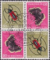 1953, Pro Juventute Z41I HERZSTÜCK mit ET-Stempel. K: 280.-+