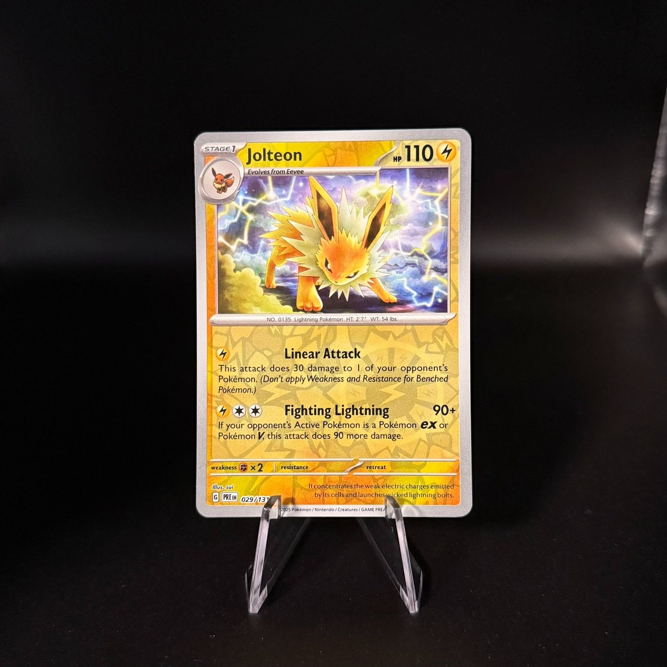 Pokémon Carte collezionabili: Jolteon [Reverse] #29 Pokemon Prismatic Evolutions – Usato da Feuerthalen venduto da Plazatoys