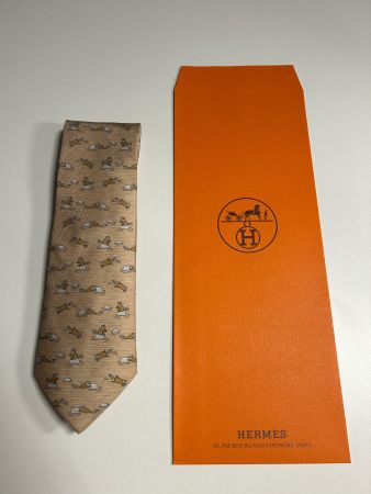 Hermès Biber Krawatte