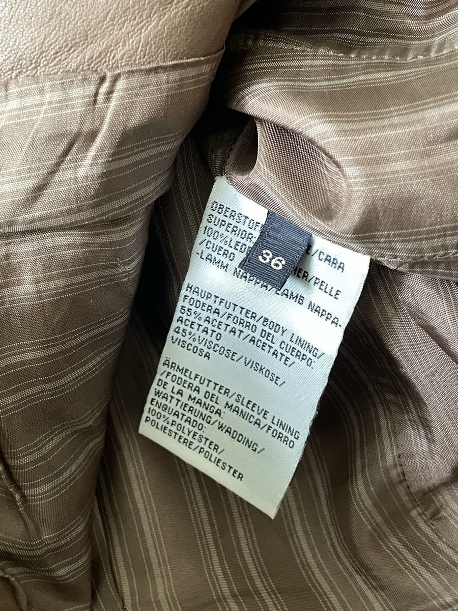 Marc O'Polo Giacche: Marc O’Polo Lederjacke Beige Gr. 36 – Usato da Zürich venduto da megastored 2