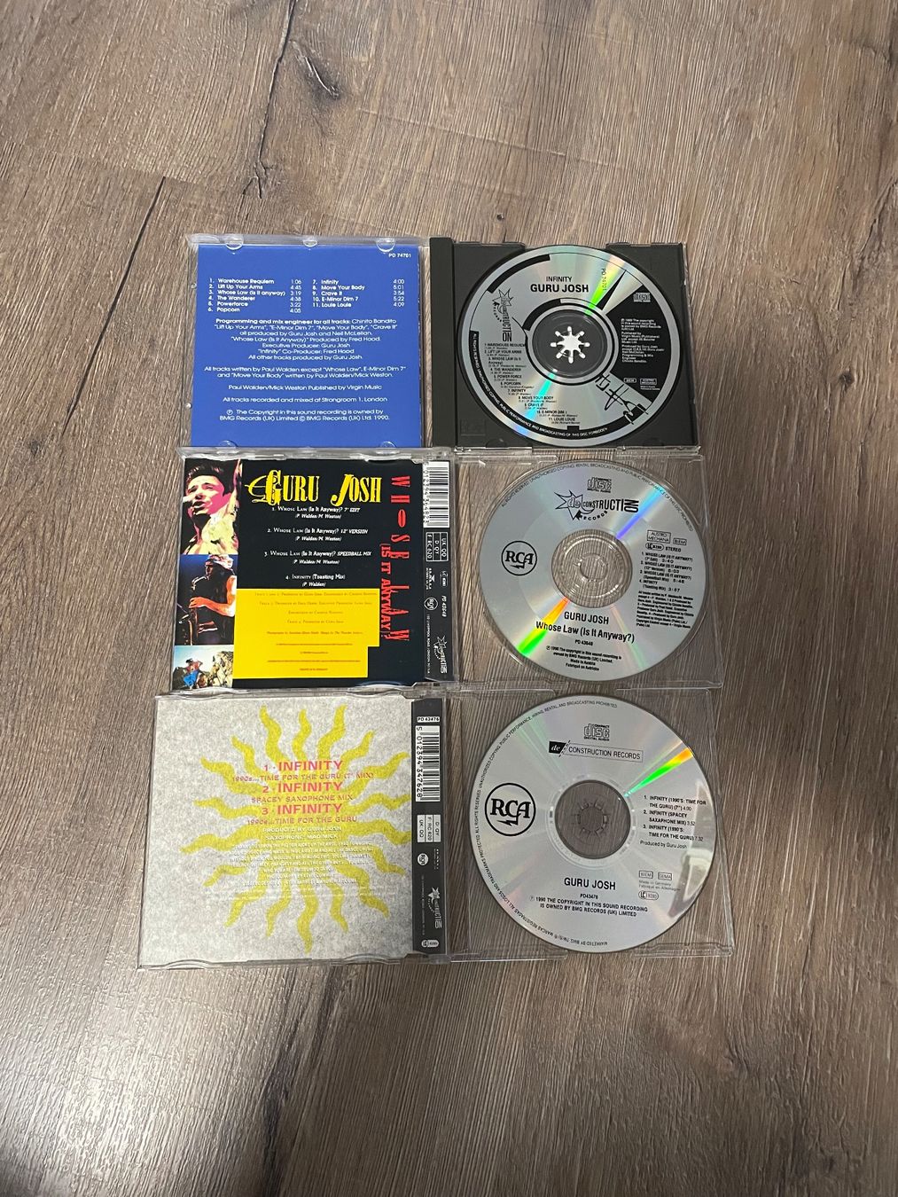 CDs: 3x Guru Josh – Gebraucht aus Reinach AG von trigger7811 1