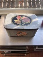Grösse Vintage Rosen Blechdose