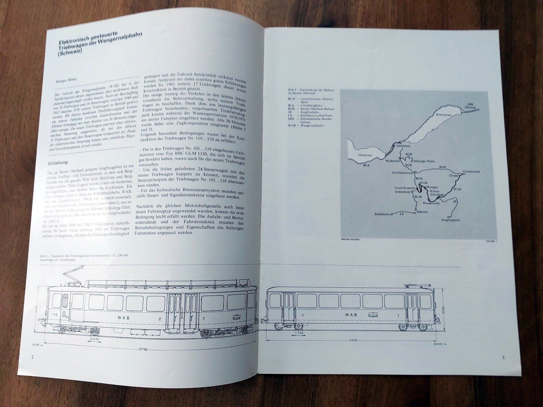 Riviste & Magazine: Wengernalpbahn - Sécheron 1972 – Usato da Schönenwerd venduto da Steidi 1