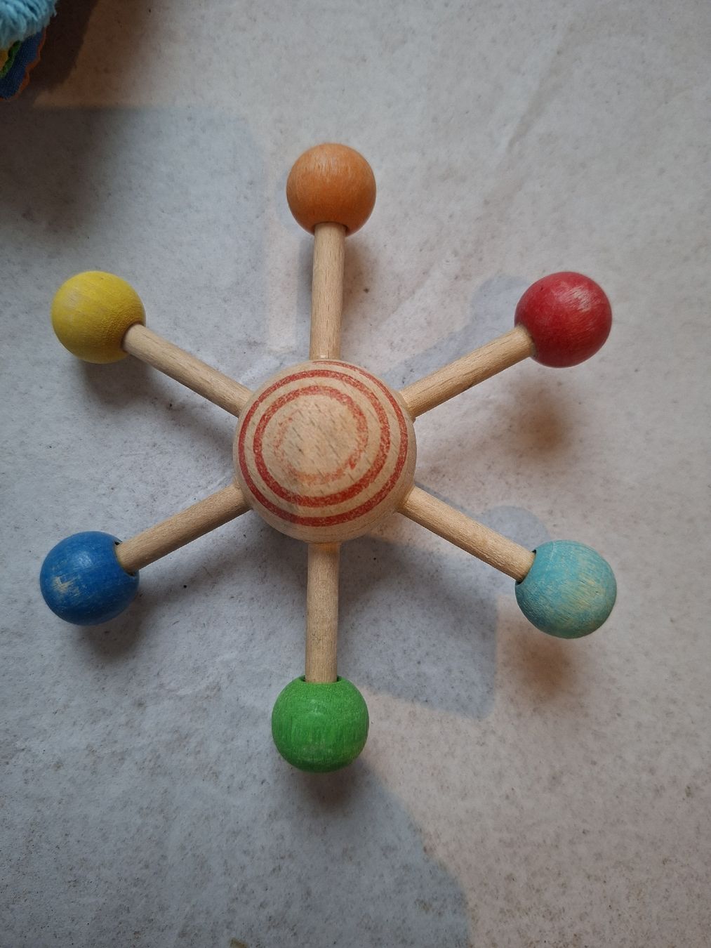 Spielzeuge: Babyspielzeug-Set, Holz, Stoff, Greifling, Stoffbuch – Gebraucht aus Klingnau von vollmond36 7