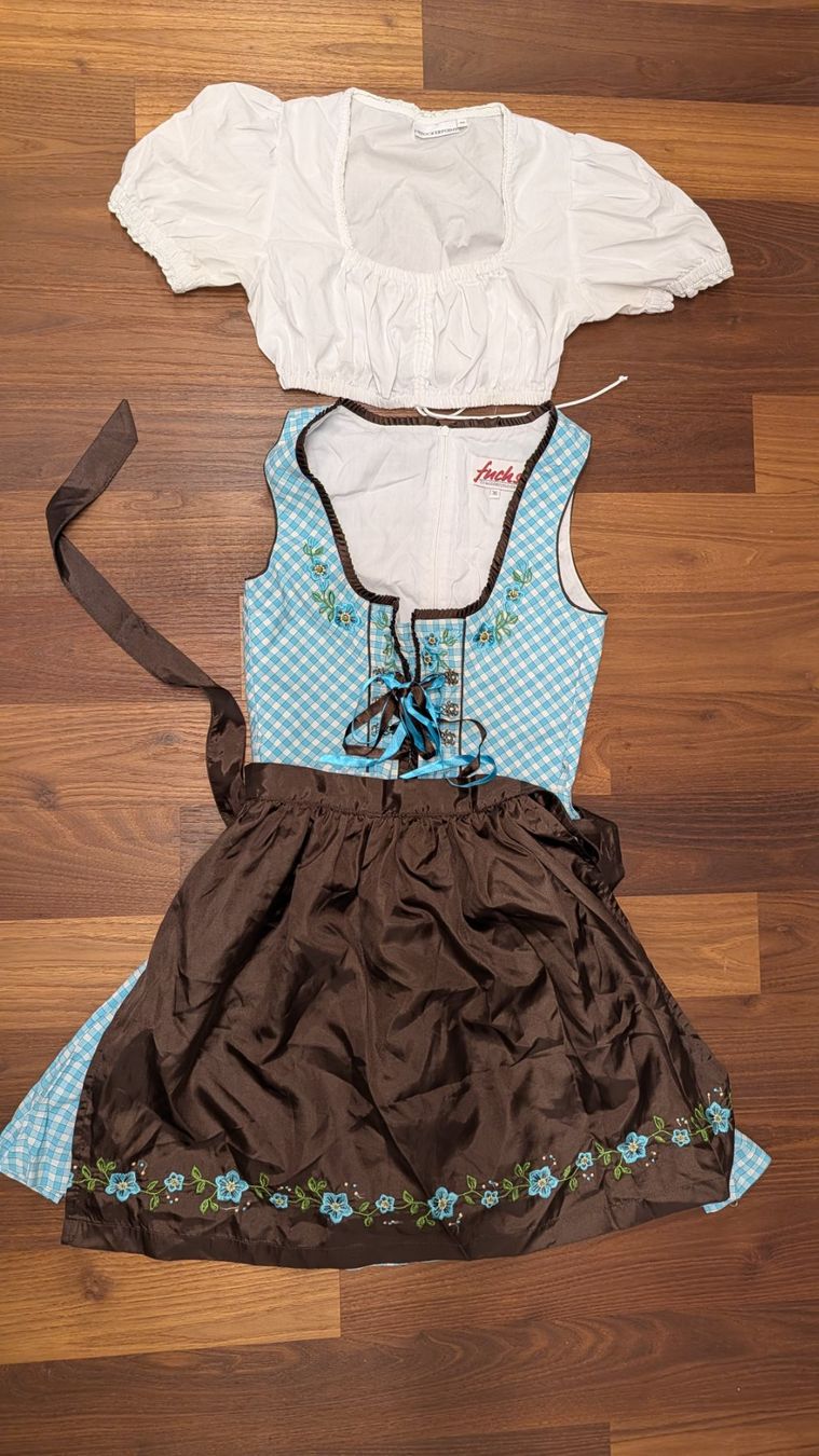 Vestiti: Dirndl Grösse 36 (Bluse Grösse 34) – Usato da Lufingen venduto da Mkeller 1