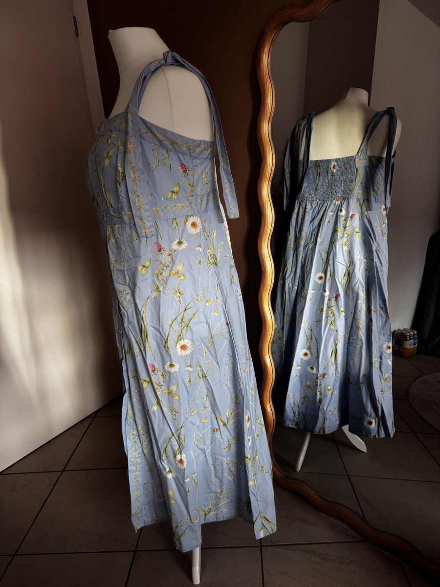 H&M Vestiti: Blumiges Sommerkleid hellblau, XXL – Nuovo (secondo la descrizione) da Muttenz venduto da einfach-schoen 1
