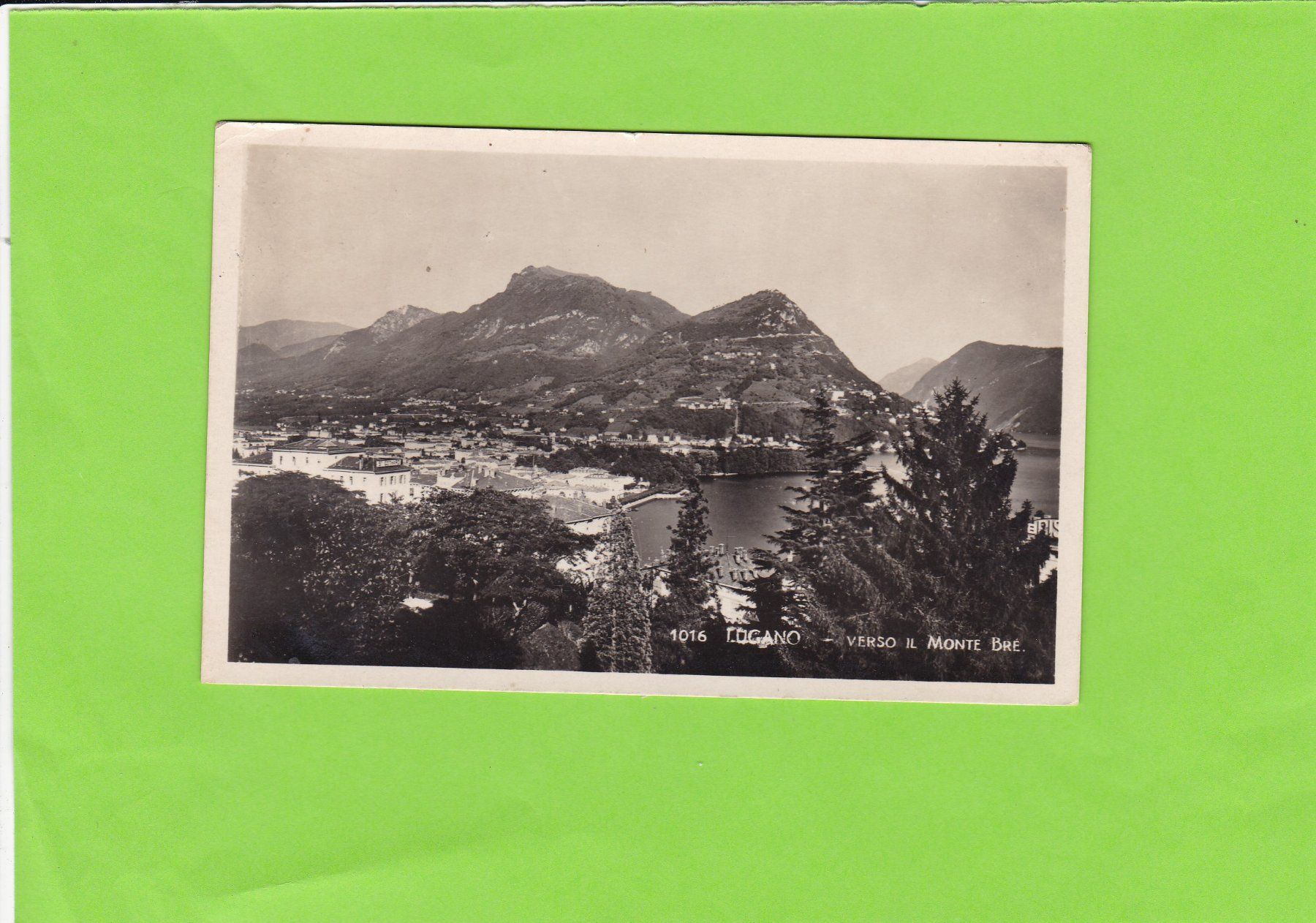 Cartoline postali: Lugano-verso im Monte Brè – Usato da St. Peterzell venduto da neckertal