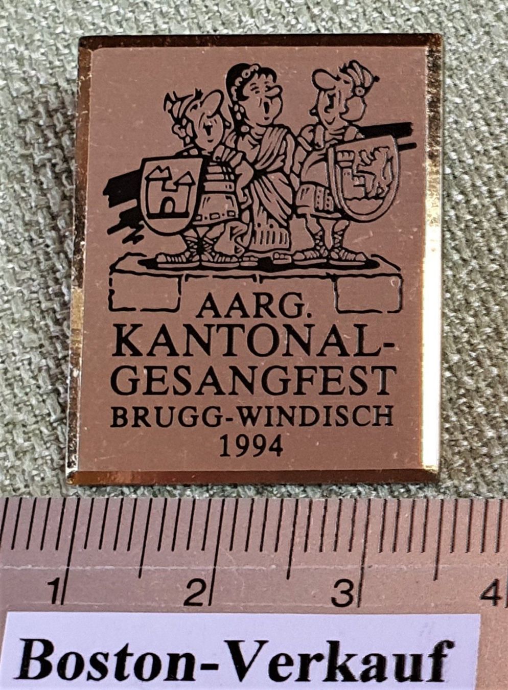 Cartoline postali: D368 Gesangfest Brugg Windisch Aargau 94 – Usato da Reinach BL venduto da Boston-Verkauf 3