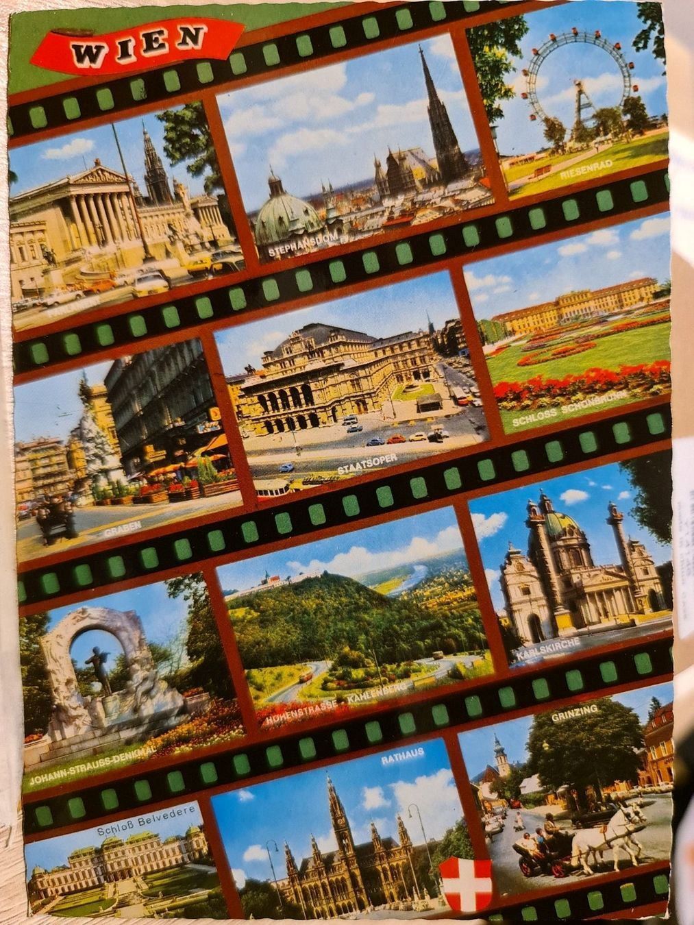 Cartoline postali: Ansichtskarte Wien Österreich – Usato da Dintikon venduto da Vexi