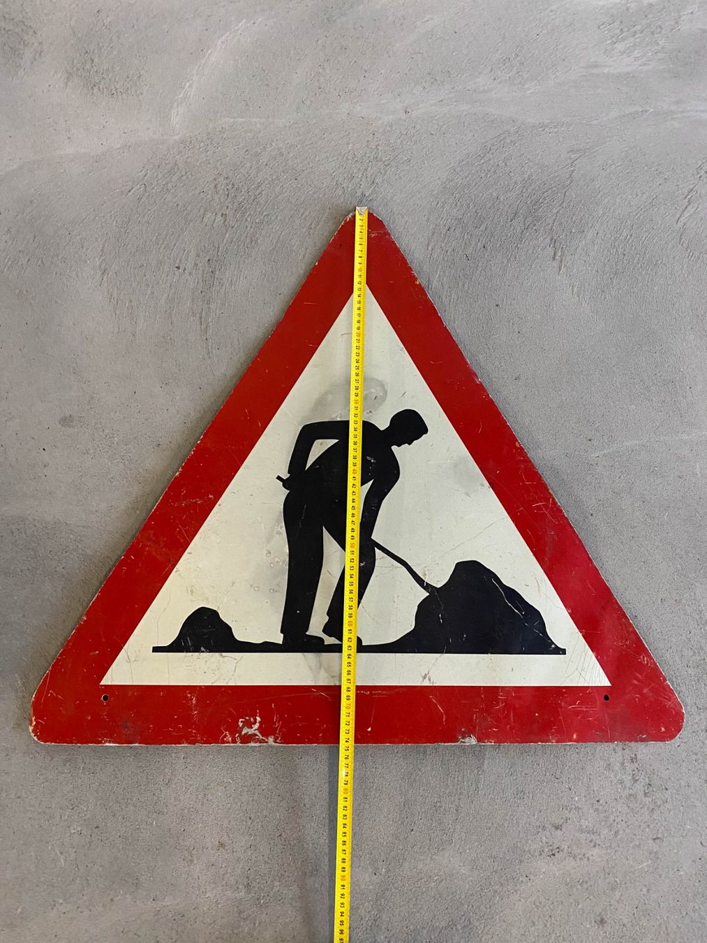 Schilder: Vintage Baustellenschild – Gebraucht aus Zürich von  6
