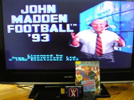 Mega Drive: John Madden American Football 93, CIB, TB état !