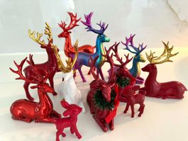 11 Deko Hirsch 🦌 Figuren NEU