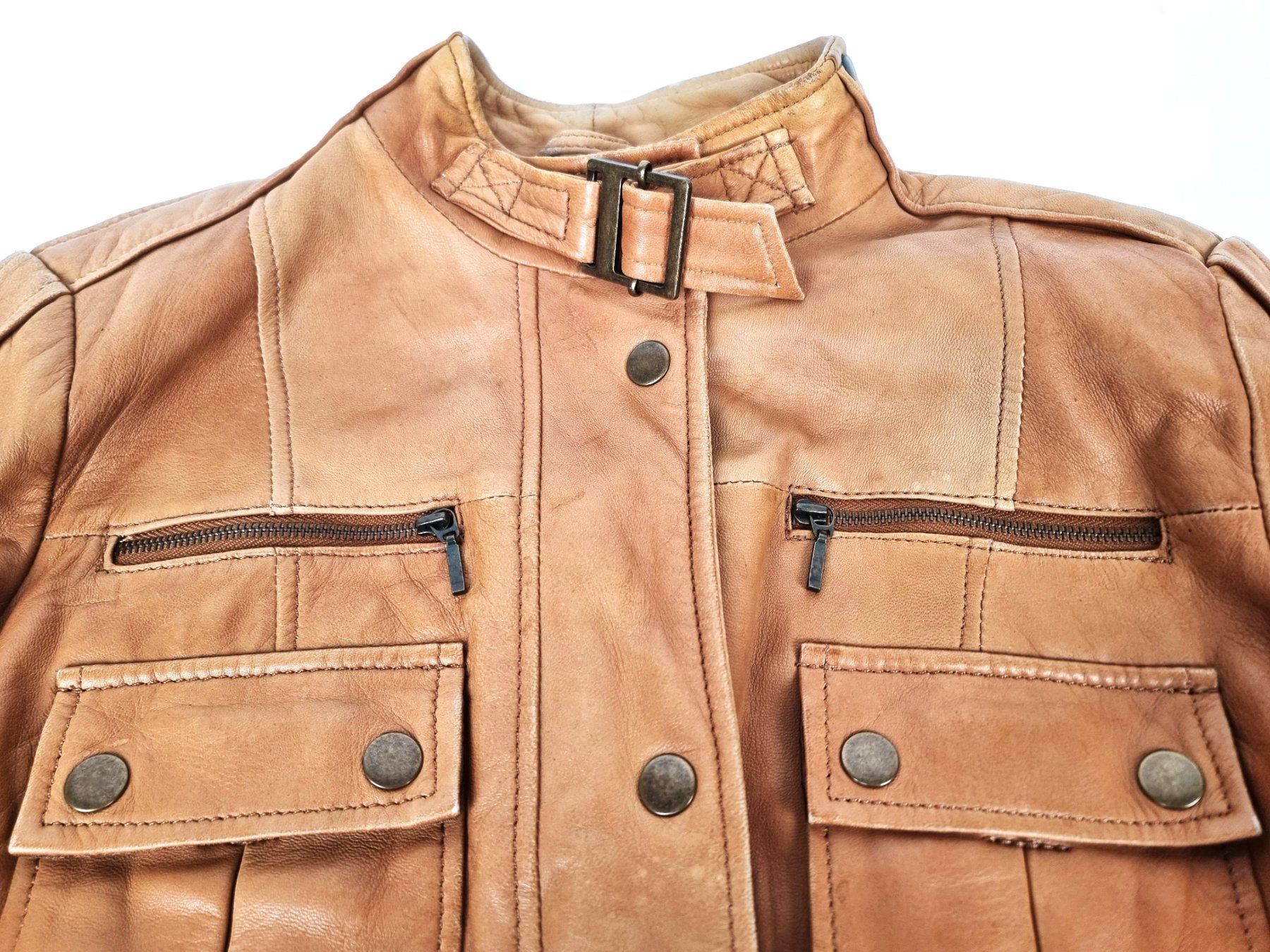 Zara Jacken: Zara Basic Lederjacke – Gebraucht aus Urtenen-Schönbühl von Restwert_Schoenbuehl 3