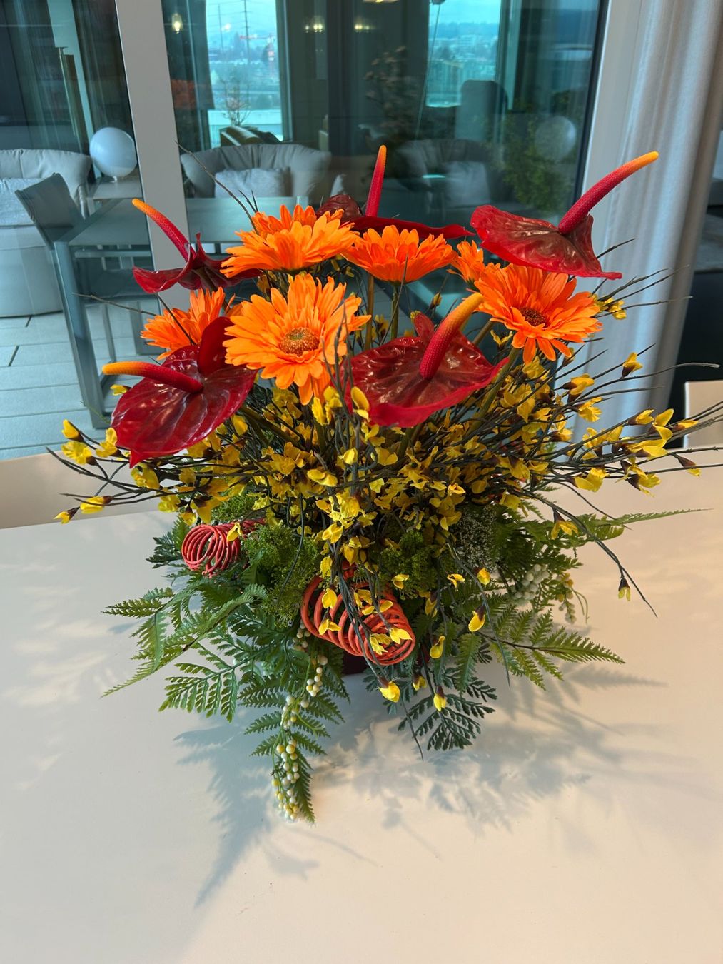 Tutte le decorazioni: Blumengesteck aus Kunstblumen – Usato da Zürich venduto da Luci08 1