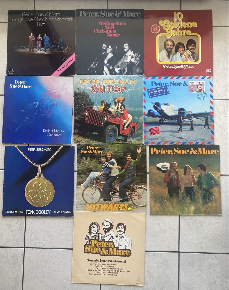 Schallplatten: 10 Vinyl Schallplatten Peter, Sue & Marc  – Gebraucht aus Wolfhausen von Kellergirls