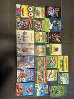 DvDs, CDs und Kinderbücher für 6-10 Jahre.