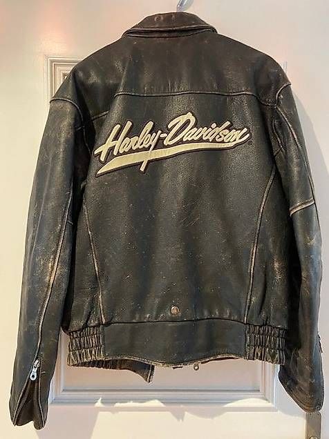 Harley-Davidson Giacche: Motorradlederjacke Harley Davidson Vintage-Look – Usato da Selzach venduto da Roger_1965 1