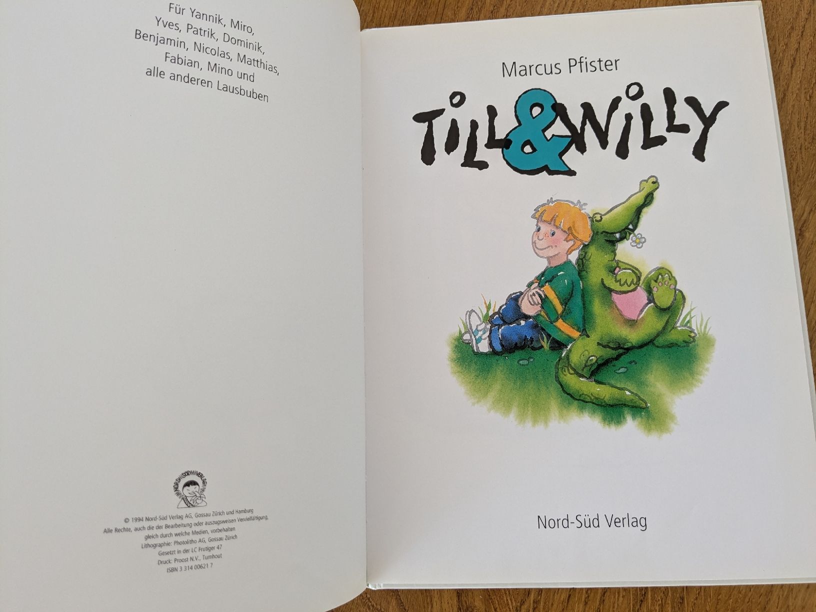 Libri: Marcus Pfister - Till & Willy – Usato da Wohlen AG venduto da merkur0300 1