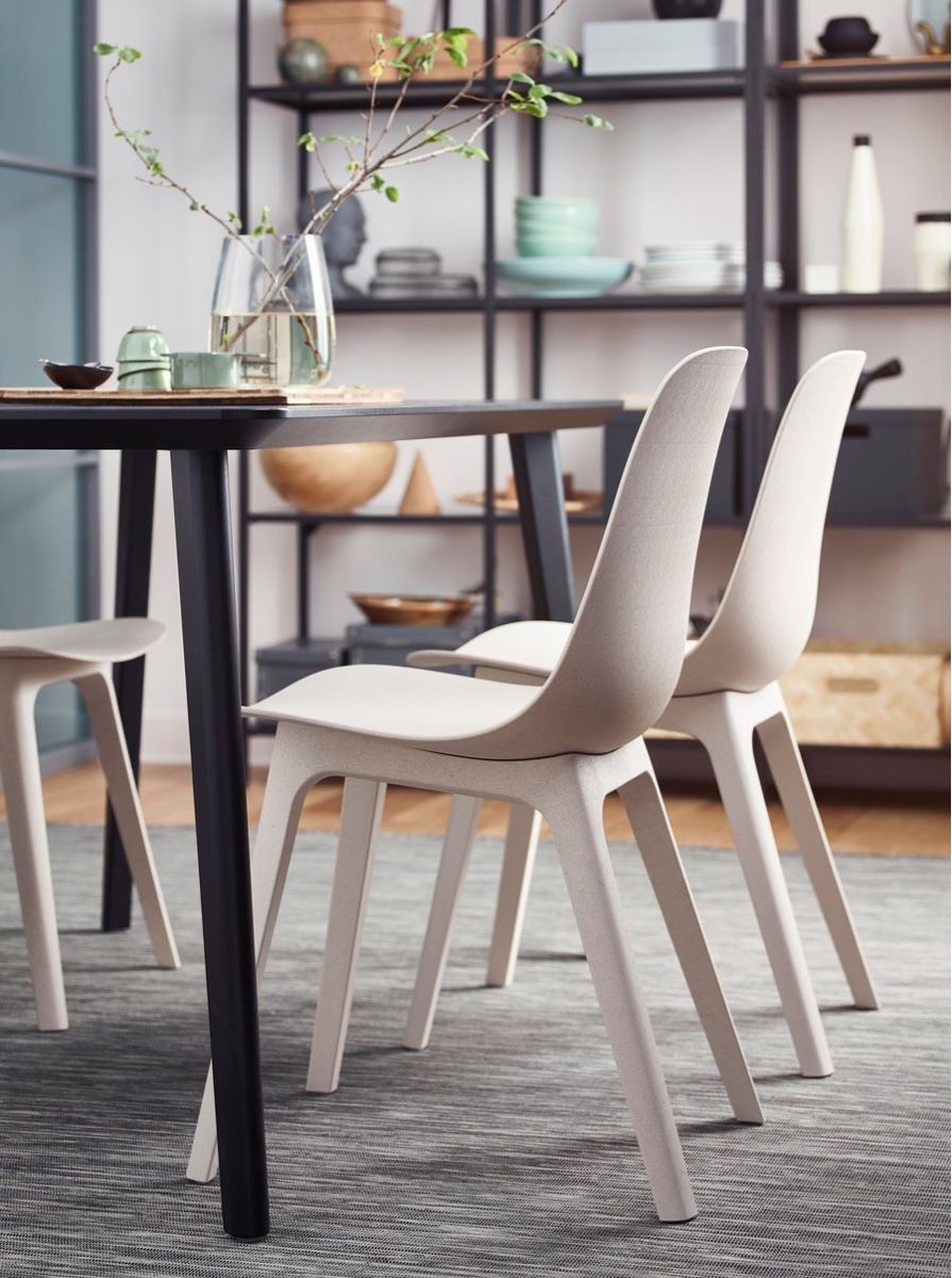 Ikea Sedie: ODGER Chair, white/beige – Usato da Zürich venduto da pearsaregood 6