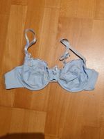 Neuw. BH mit Bügel - Gr.80B - hellblau mit Stickerei