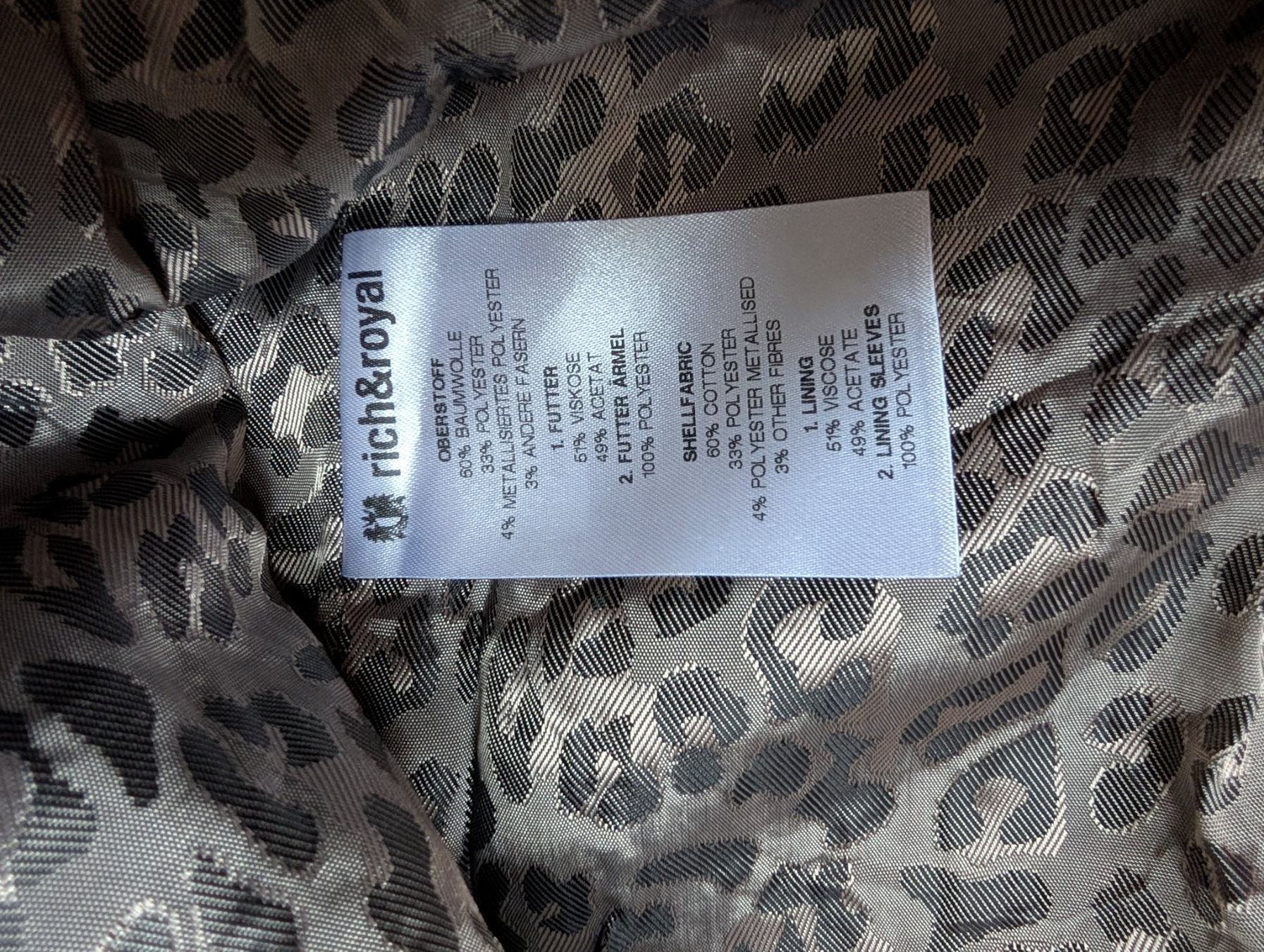 Rich & Royal Giacche: Veste Rich&Royal – Nuovo (secondo la descrizione) da Fribourg venduto da soliblue 5