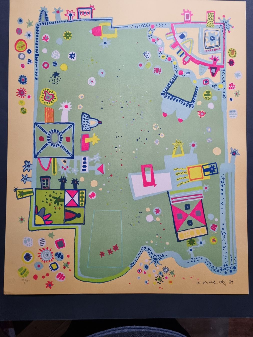 Grafica & Litografie: URS HUBER LITHOGRAPHIE SIGNIERT NUMMERIERT – Usato da Gersau venduto da grafik-kunst