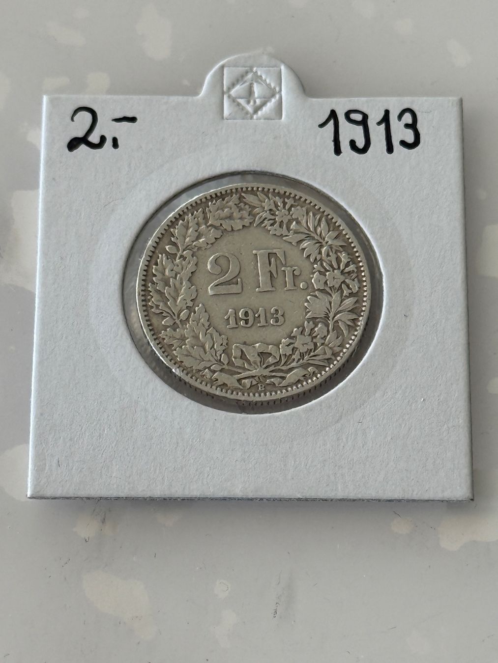 Tutti le monete: 2 Franken 1913  Rar – Usato da Wallisellen venduto da SWISS_SILVER1 1